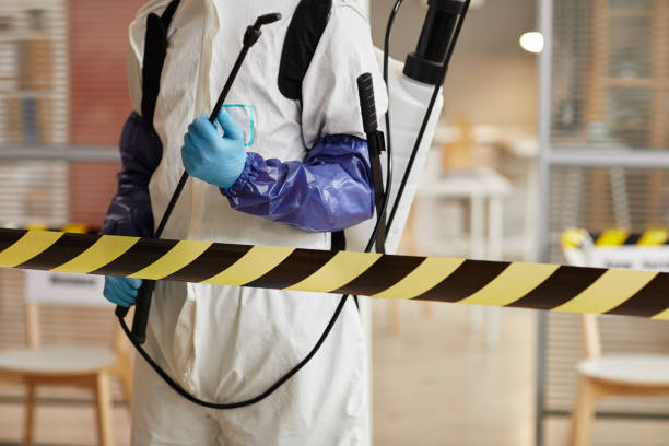 Professional Biohazard technician working in North Miami Beach, FL